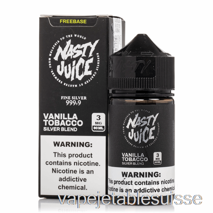 Vape Suisse Silver Blend - Jus Méchant - 60ml 0mg